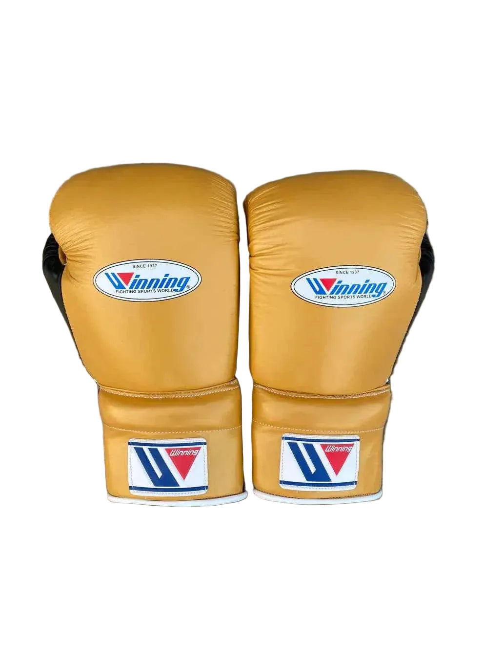 Winning Japan Sparring Set - Professional Custom Metallic Gold & Stealth Black Two-Tone Edition - PunchPro Boxing