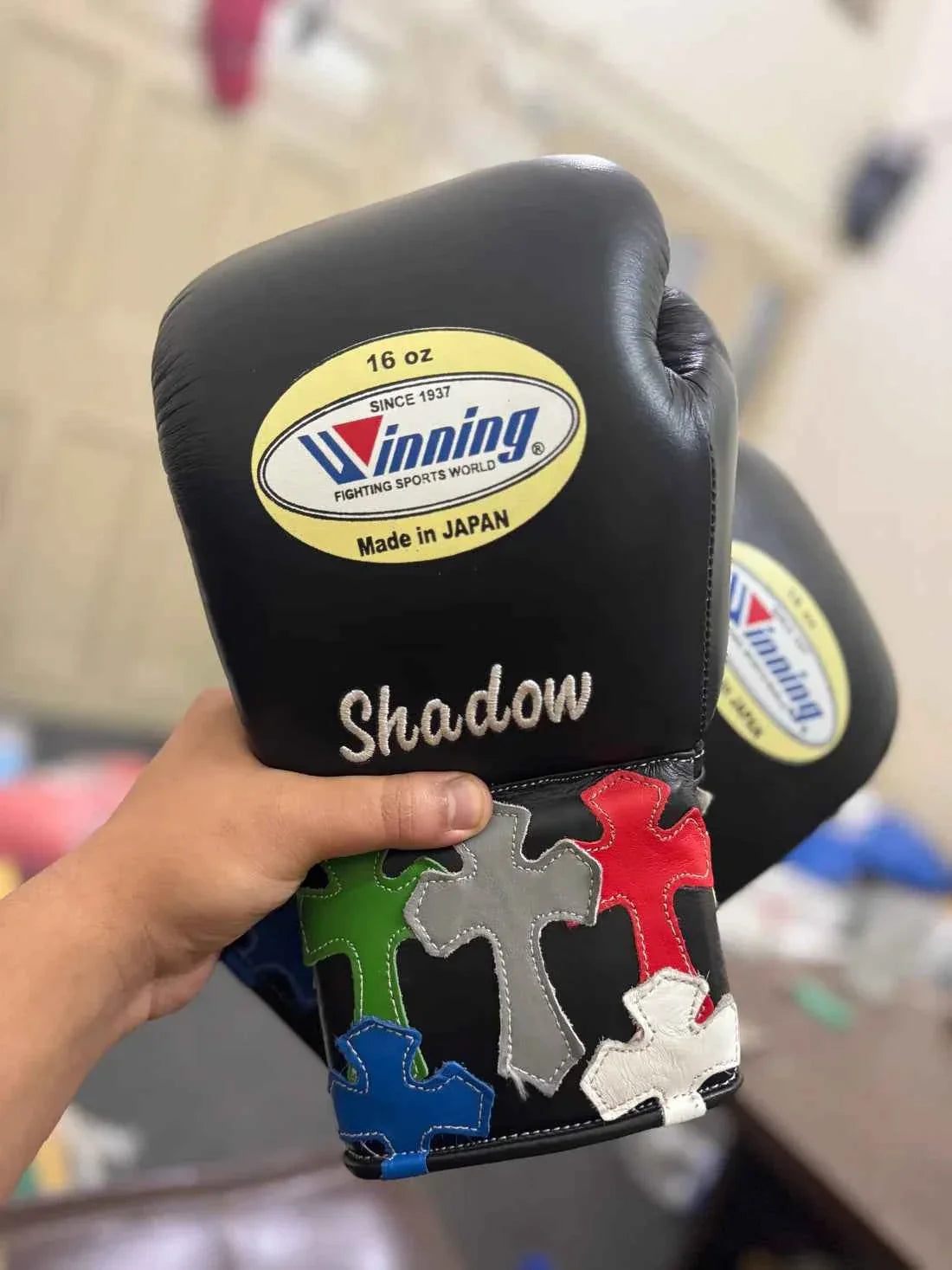 Winning Japan Professional Boxing Gloves MS-600 - Shadow Multi-Cross Custom Edition - PunchPro Boxing