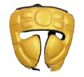No Boxing No Life Headgear - Professional Custom Full Metallic Gold Edition - PunchPro Boxing