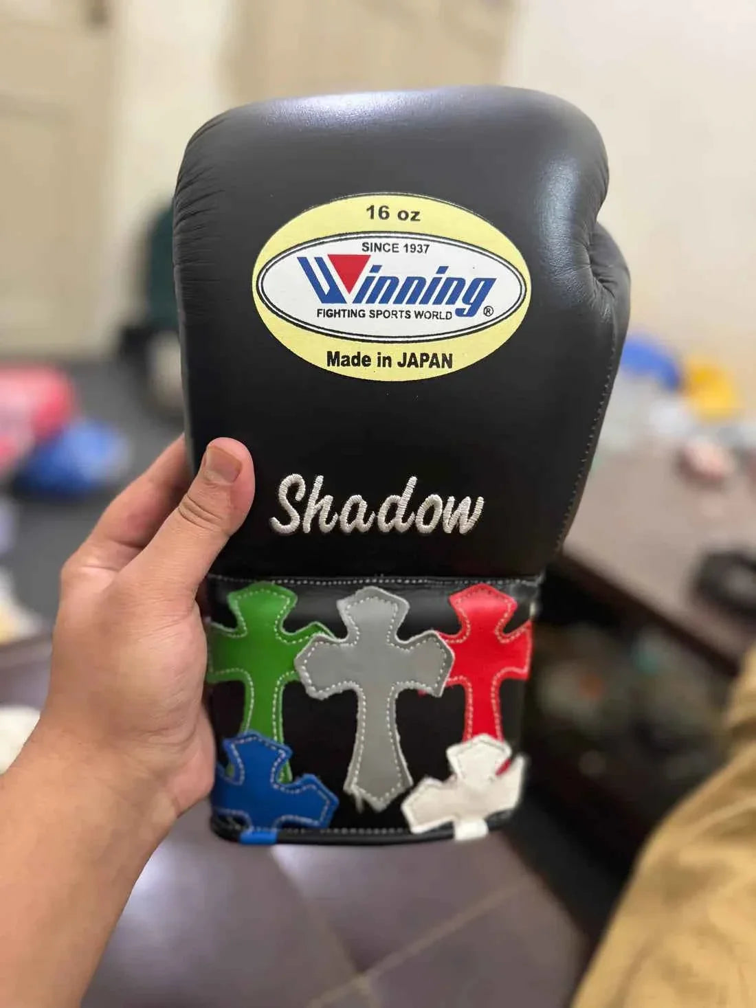 Winning Japan Professional Boxing Gloves MS-600 - Shadow Multi-Cross Custom Edition - PunchPro Boxing