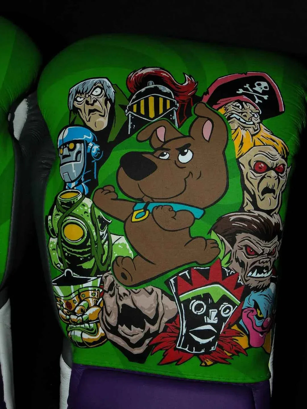 No Boxing No Life Training Set - Custom Mystery Machine Scooby-Doo Edition Full Kit (Gloves, Headguard, Groinguard) - PunchPro Boxing
