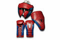 Custom Spider-Man Sparring Set - Hand-Crafted Leather Gloves, Headgear & Groinguard - PunchPro Boxing