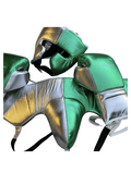 Winning Professional Boxing Training Set - Custom Metallic Green & Silver Edition - PunchPro Boxing