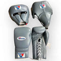 Winning Boxing Training Set - Professional Grey Gloves, Headgear & Groin Guard - PunchPro Boxing
