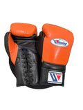 Winning Boxing Gloves - Professional Orange & Black Training & Sparring Gloves in 8oz, 10oz, 12oz, 14oz, 16oz Sizes - PunchPro Boxing