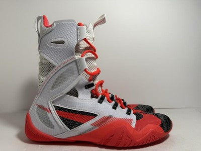 Nike HyperKo 2 Boxing Shoes - White/Bright Crimson