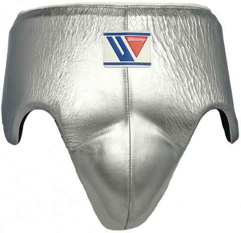 Winning Japan Professional Groin Guard CPS-500 - Metallic Silver - PunchPro Boxing